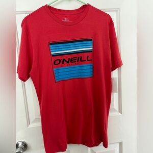 O'Neill Red and Blue Short Sleeve Tees